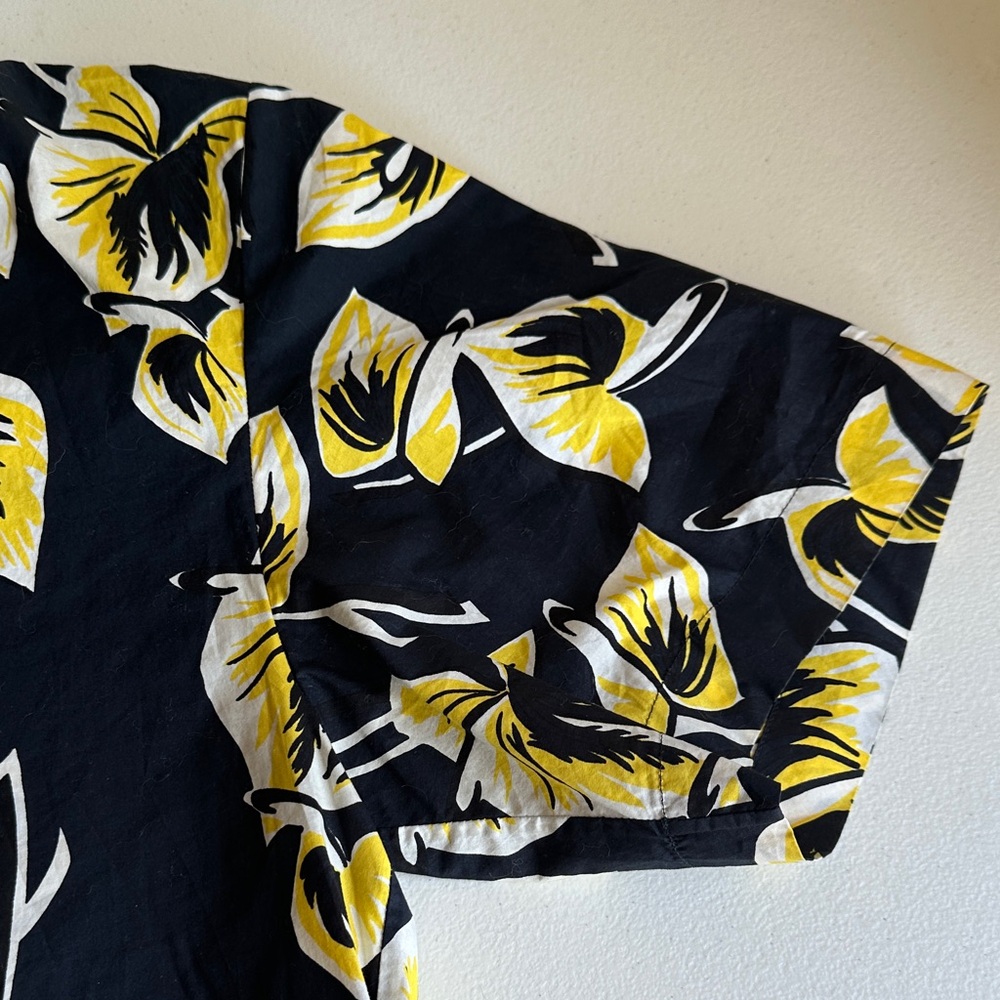 Marni blue and Yellow Boxy Button Down Shirt - Picture 4 of 7